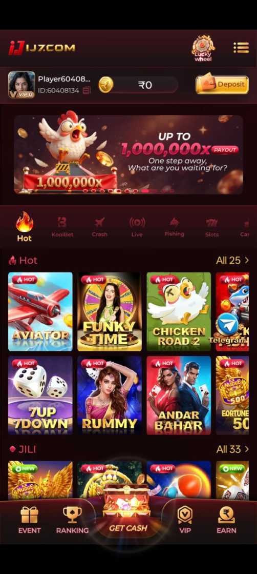 IJ7 App for Android with mobile gaming features